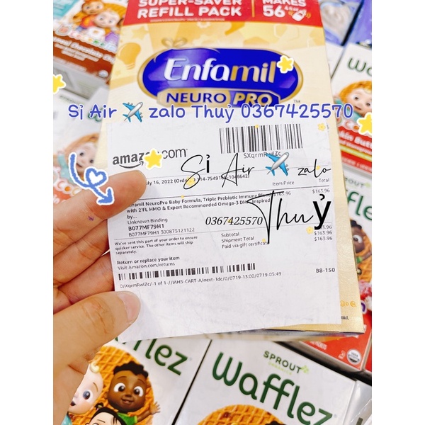 (Air✈️ 1,03kg / 890g ) Sữa Enfamil NEURO PRO Mỹ 1.03kg date 6/2024