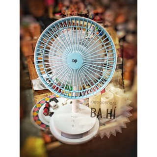 Quạt sạc tích điện để bàn DP 7627 siêu mát