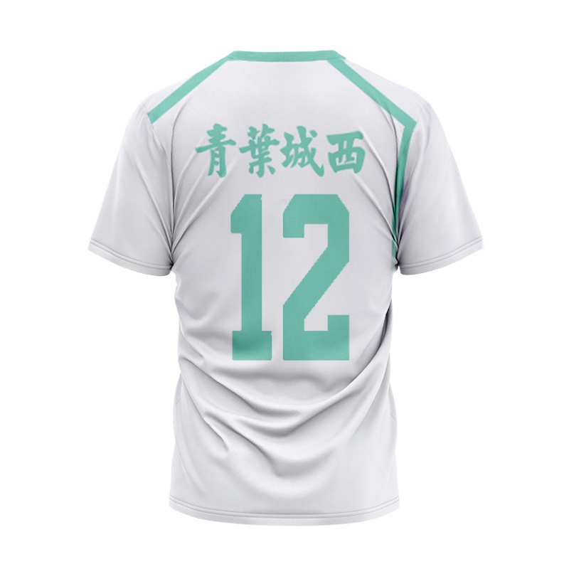 Áo Thun Tay Ngắn Họa Tiết Anime Haikyuu Aoba Johsai