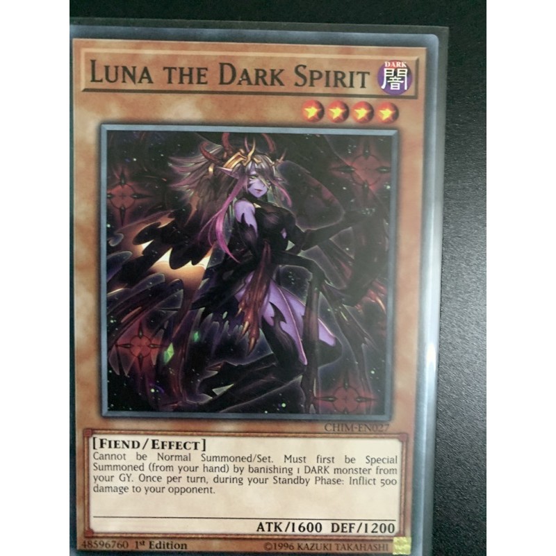 bài yugioh: luna the dark spirit