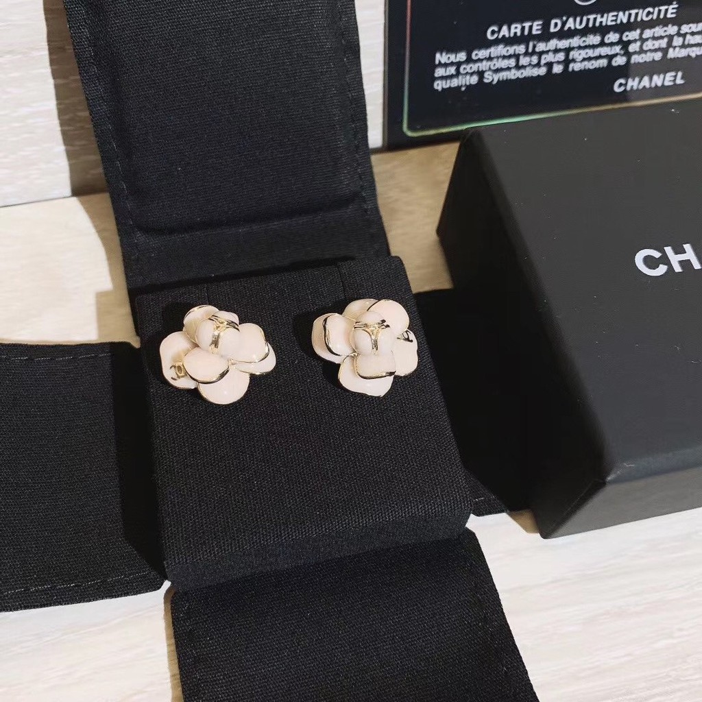 Khuyên Tai Mạ Bạc 925 Hình Bông Hoa Đính Đá Thời Trang