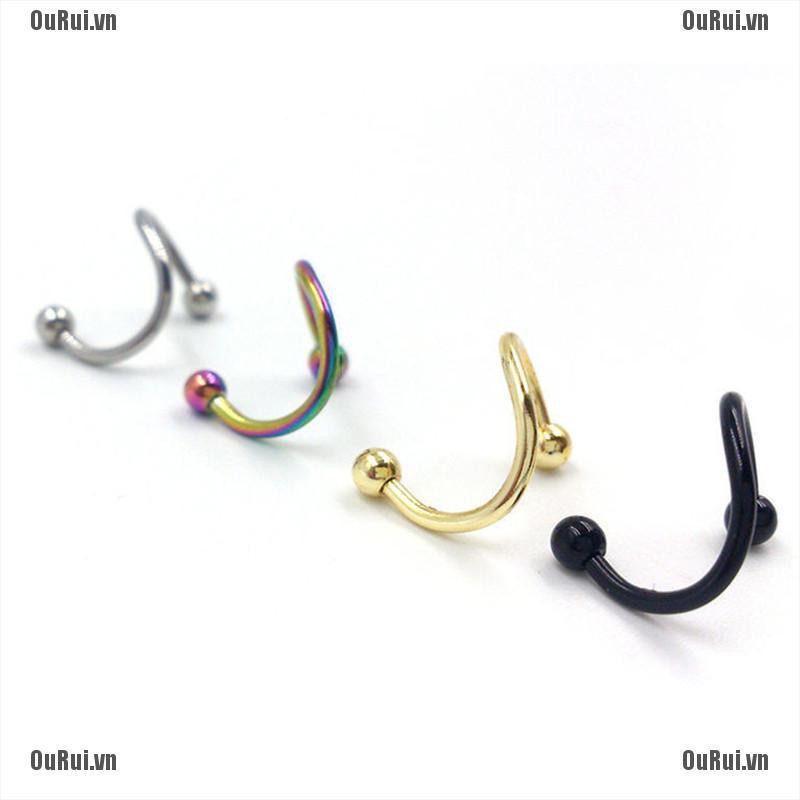 Khuyên Mũi Bằng Thép Không Gỉ Cá Tính Thời Trang