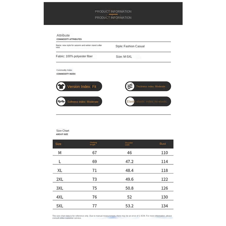 Áo khoác sát nách dày dặn ấm áp cá tính cho nam kiểu hàn quốc