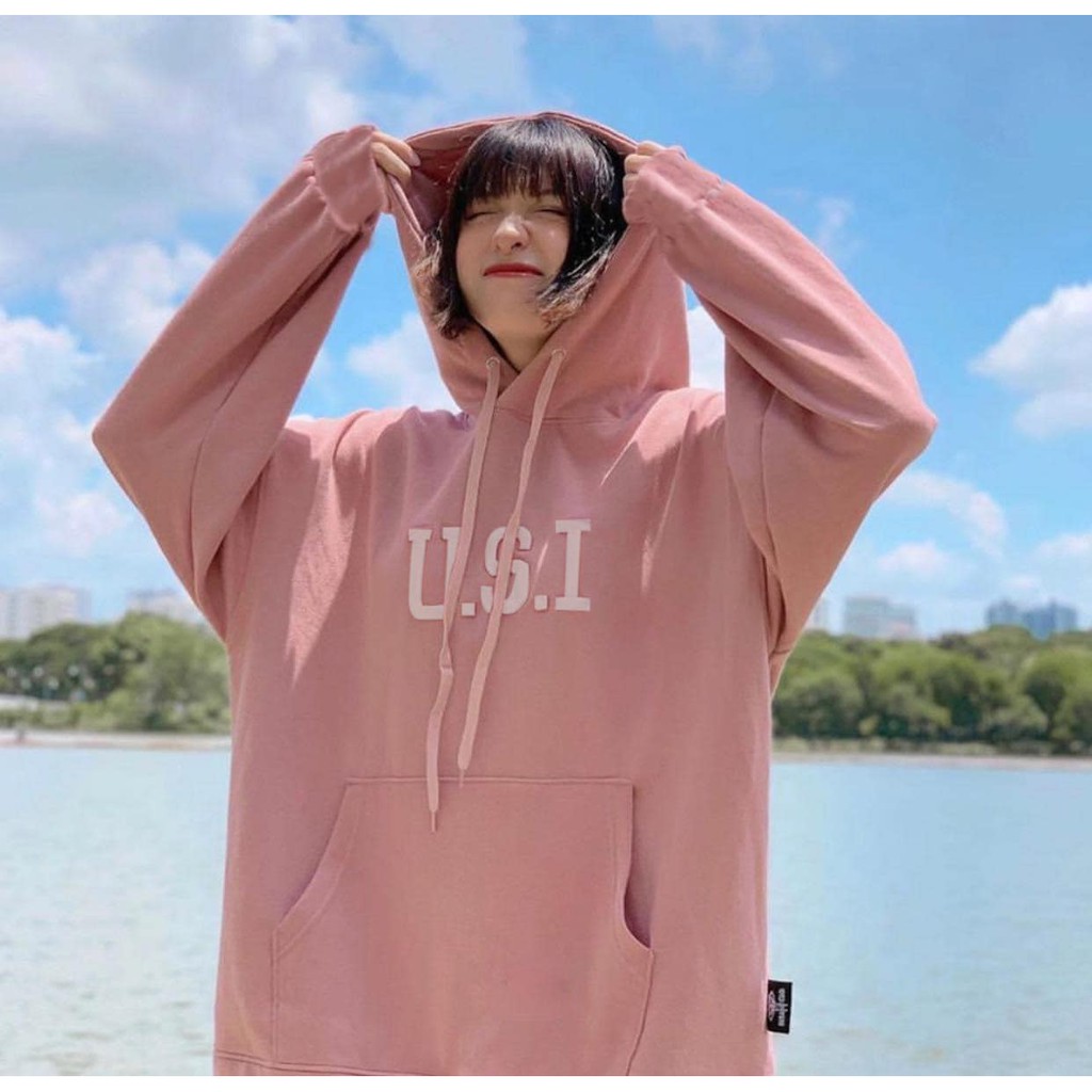 Áo nỉ U.S.I hồng | BigBuy360 - bigbuy360.vn