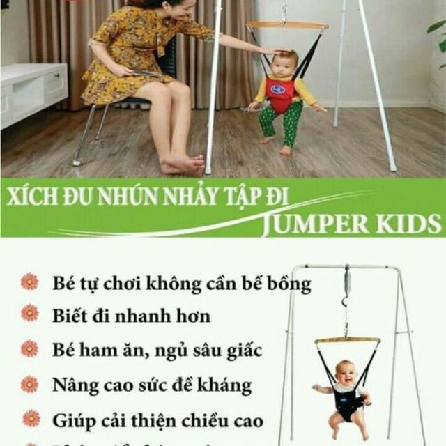 (Chính hãng) xích đu nhún nhảy tập đi cho bé jumper kids