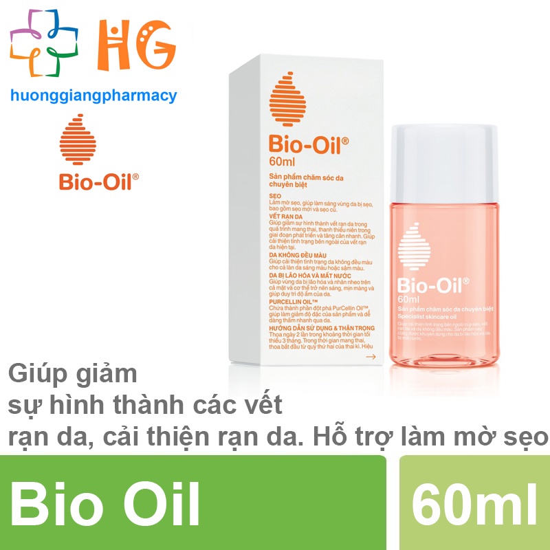 Bio Oil serum dưỡng da chăm sóc da Giảm rạn da làm mờ sẹo trước và sau sinh thanh thiếu niên tuổi phát triển