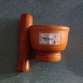 Bộ cối chày gỗ cao cấp - Hiệu Happy Kitchen
