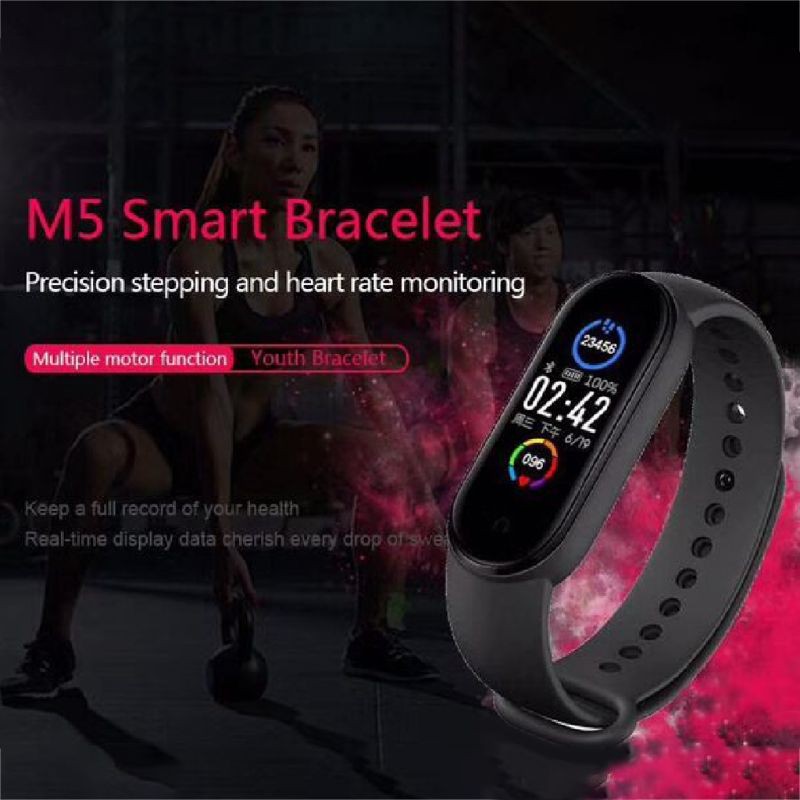 M5 Sport Fitness Smartband Blood Pressure Heart Monitor Rate Band