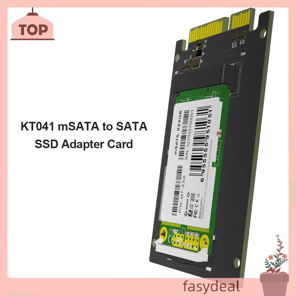 (Fas) Mạch Chuyển Đổi Kt041 Msata Sang Sata 3.0 51x30mm Ssd | BigBuy360 - bigbuy360.vn
