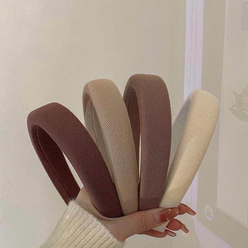 Cài tóc xốp màu sắc đơn giản thời trang