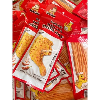 Gói snack hình đùi gà giòn