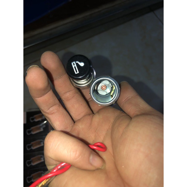 Phutungthaythe🔧| bộ tẩu châm thuốc lá 12v 24v liền đế thay thế