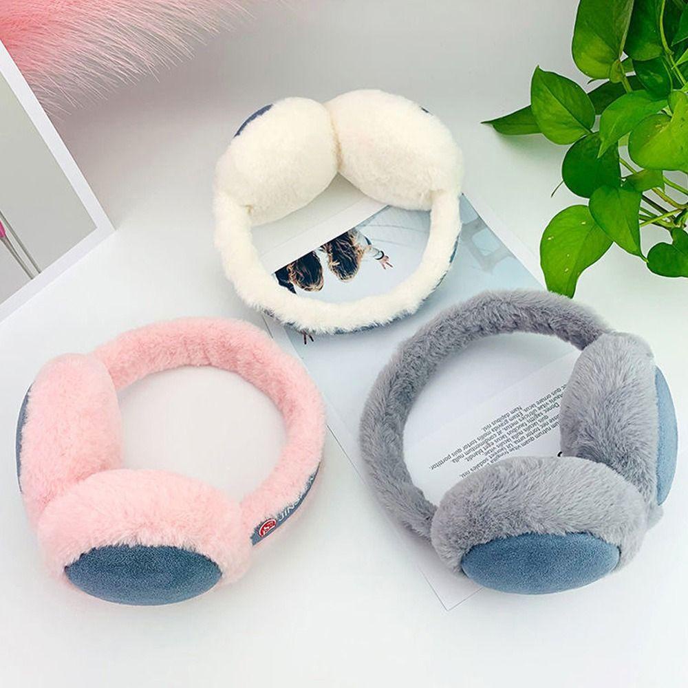 Chụp Tai Phủ Lông Mềm Mại Gấp Gọn Thời Trang Mùa Đông Dành Cho Nam Nữ