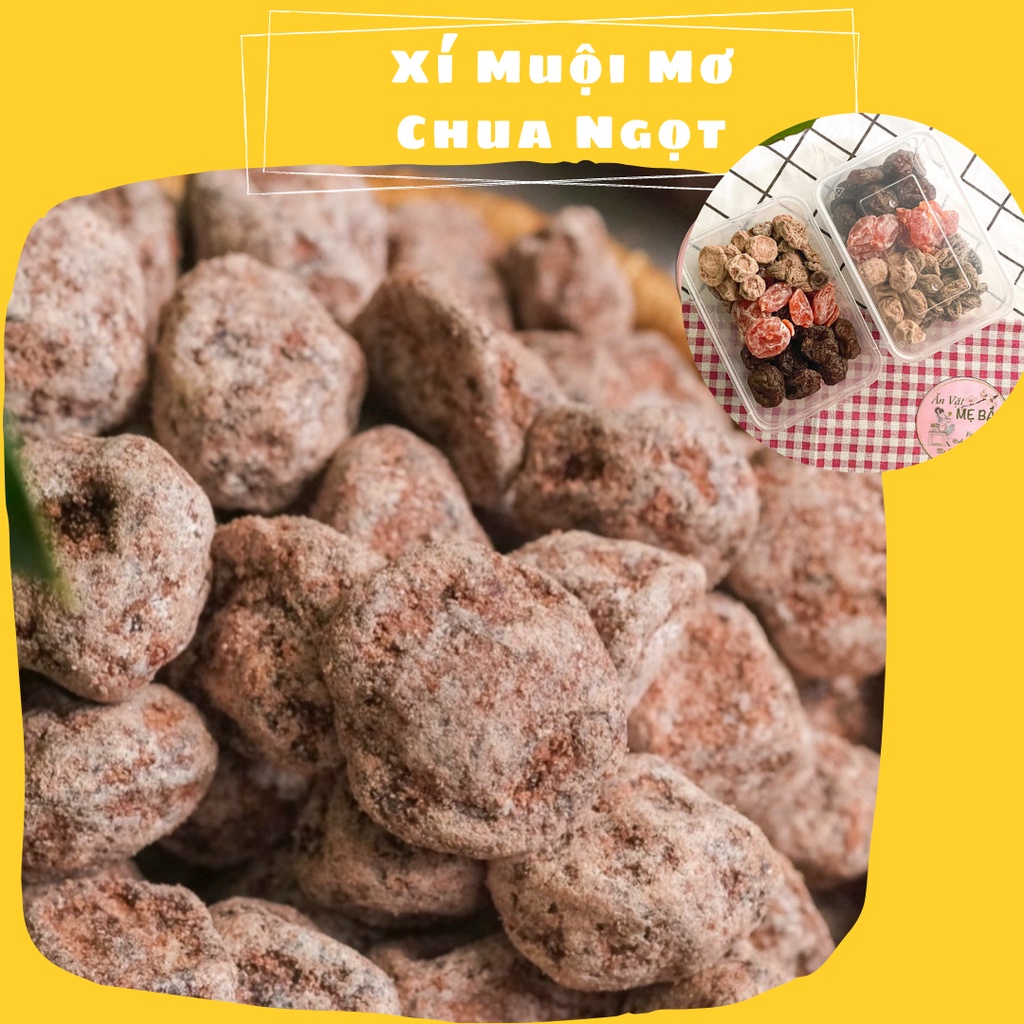 Xí Muội Mơ Chua Ngọt - Ô Mai Mơ Vị Mặn Chua Ngọt - Shop Mẹ Bắp