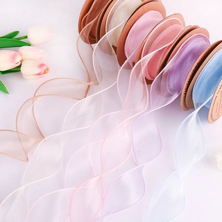 Ruy Băng Voan Viền mềm bản 4cm dài 10m trang trí Bánh Thắt Nơ và Cốm Đường Vỡ túi 100g