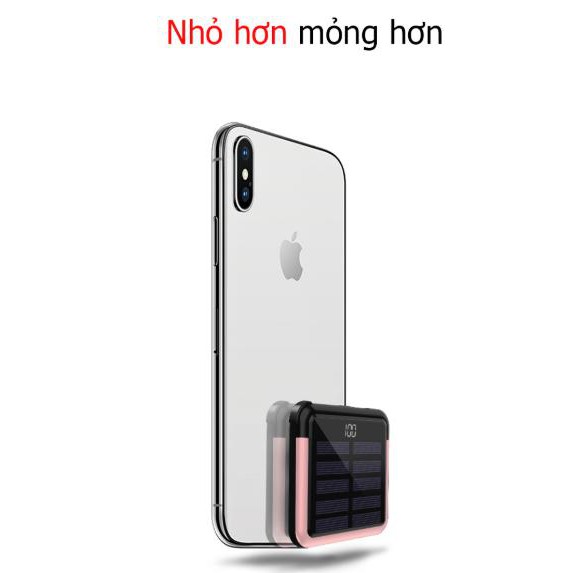 Pin sạc dự phòng năng lượng mặt trời siêu mỏng 5000mAh 5000 mah