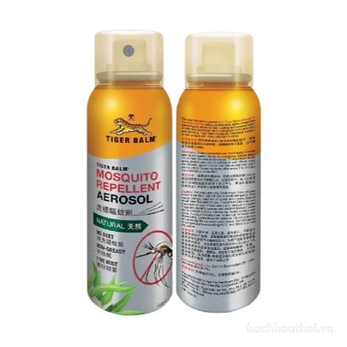 Xịt chốnǥ muỗi ţiger Balm Mosquito Repellent Aerosol Thái Lan