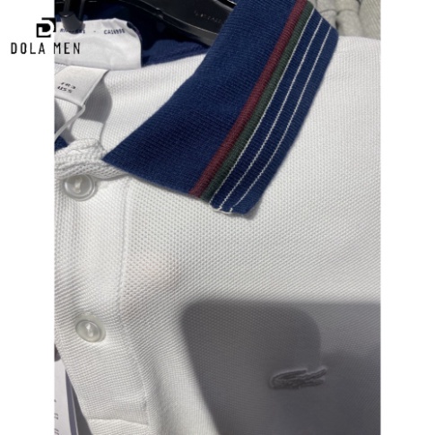 Áo Thun Polo LACOSTE LINE VIỀN CỔ Nam - Full Pack, tem, tag, code
