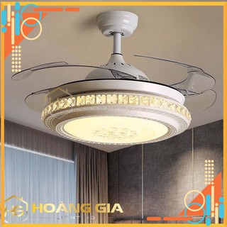 Quạt Trần Đèn Dấu Cánh️🍀Quạt Trần Phòng Khách B702️ ️🍀Cánh Cụp Cánh Xòe Có 3 Chế Độ Ánh Sáng Sang Trọng️🍀Điều KhiểnTừ Xa