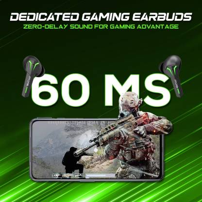 Tai nghe gaming WECOOL bluetooth 5.1 Freesolo X3 không dây với đèn RGB độ trễ thấp 60ms và 30 giờ thời gian phát