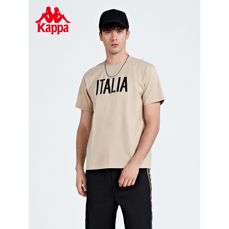 Áo Thun cotton Tay Ngắn Cổ Tròn In Chữ Kappa Phong Cách Thể Thao Thời Trang Mùa Hè Cho Nam