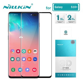 MIẾNG DÁN CƯỜNG LỰC SAMSUNG GALAXY S10 PLUS NILLKIN 3D CP+MAX CHÍNH HÃNG [NEW SALEOFF]