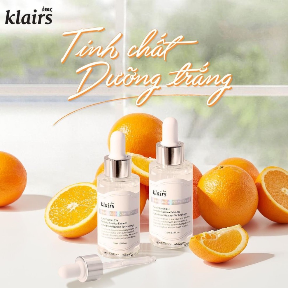 Tinh Chất Vitamin C Dành Da Nhạy Cảm Klairs Freshly Juiced Vitamin Drop 35ml