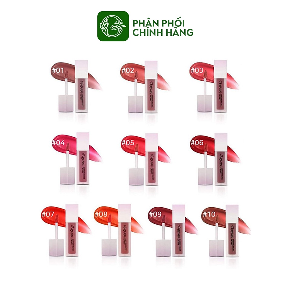 Son Kem Lì Touch In Sol Pretty Fitter Chiffon Velvet Lip Tint 5.5gr