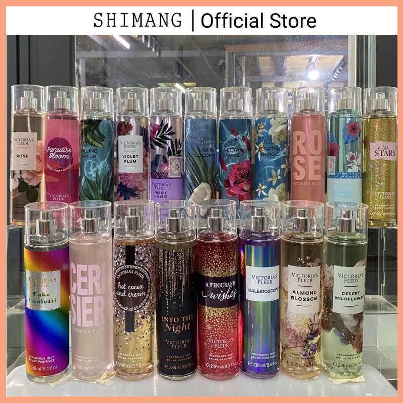 Nước hoa toàn thân, xịt thơm body mist VICTORIA 236ml lưu hướng bền lâu, hương thơm mê người nội địa trung 2360