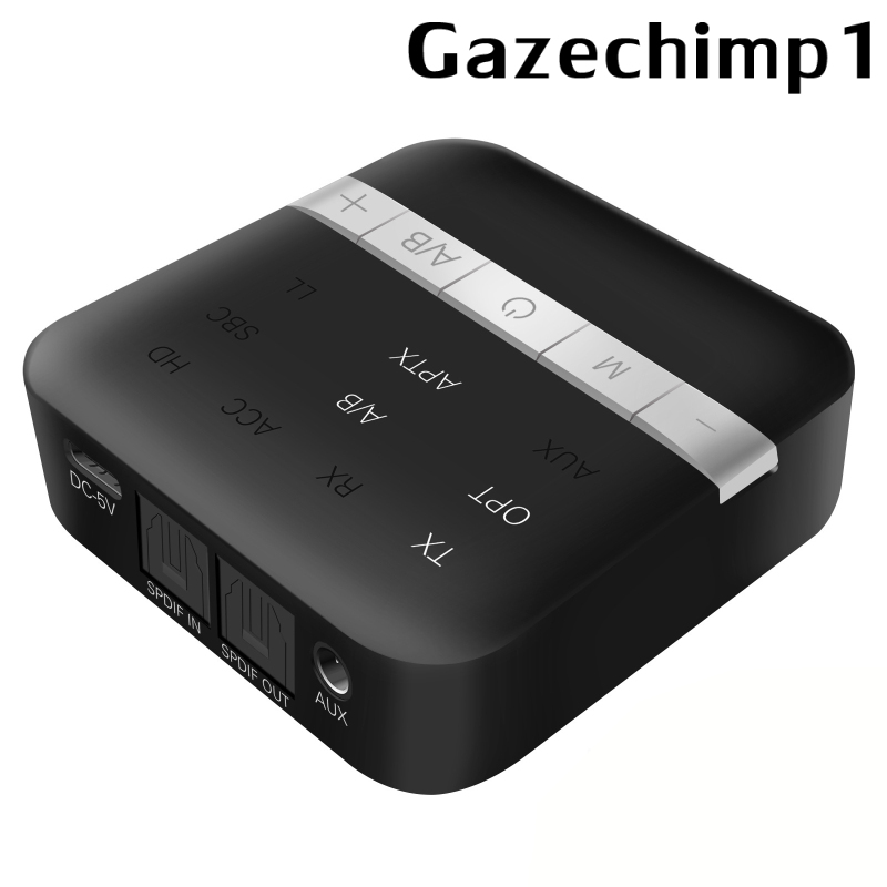 Bộ Chuyển Đổi Âm Thanh Gazechimp1 Kết Nối Bluetooth 5.0, Khoảng Cách 32ft