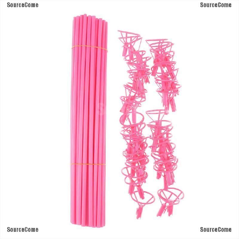 Set 50 Giá Đỡ Bong Bóng Lá Nhôm Kèm Cốc Đựng Tiện Dụng Trang Trí Tiệc