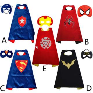 Áo Choàng Hai Lớp Hóa Trang Nhân Vật Hoạt Hình Superman Dành Cho Bé
