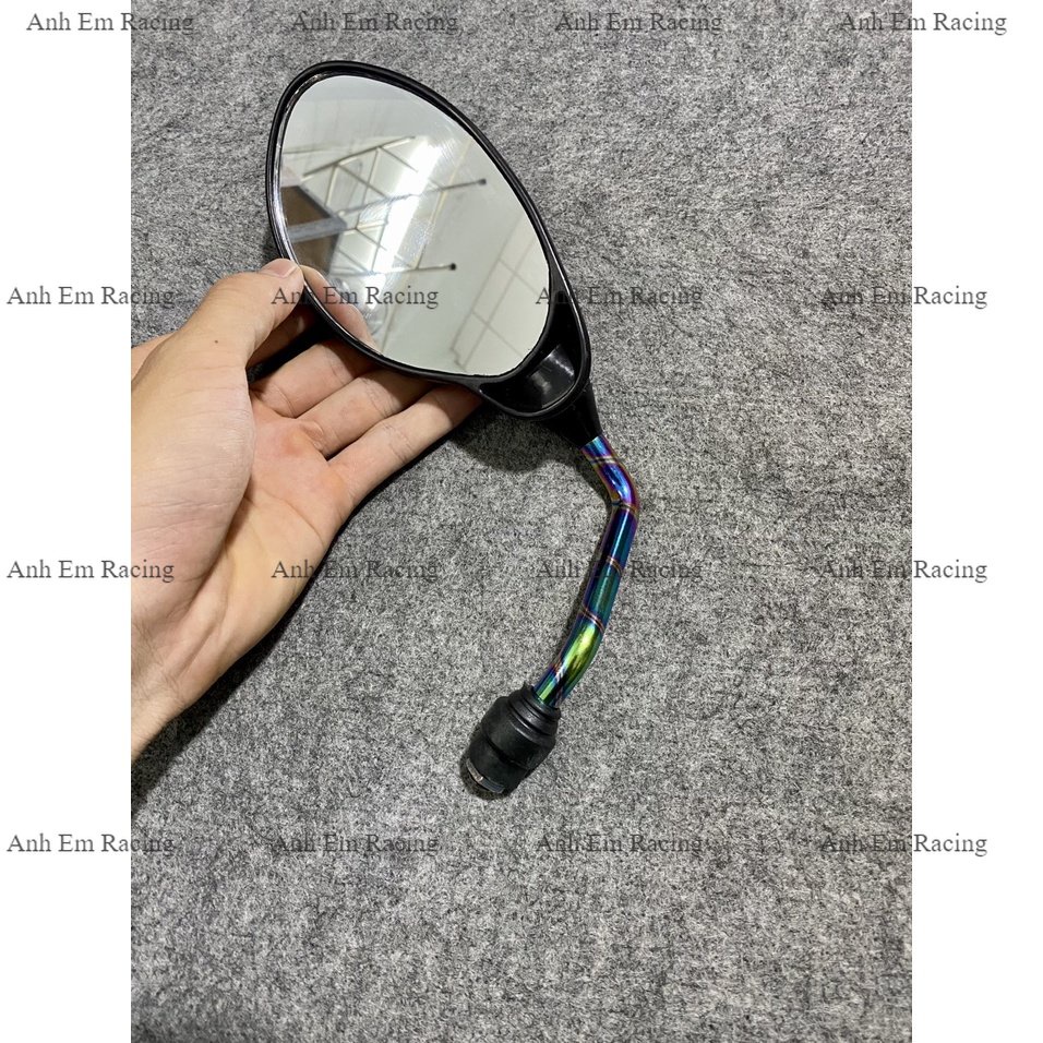 Kính (Gương) Chiếu Hậu Mẫu Yaz Chân Titan Xọc Mẫu Mới (lẻ kính trái)