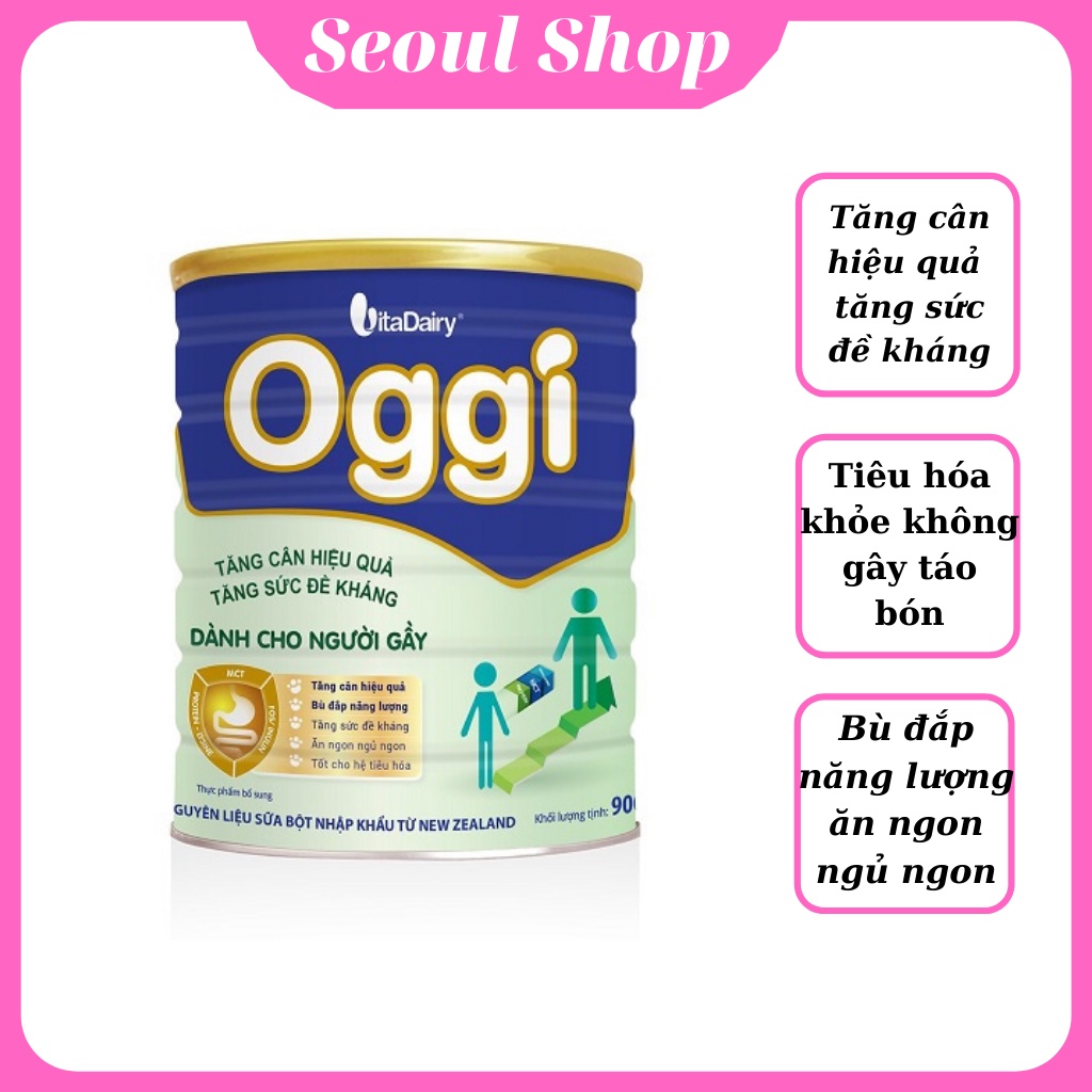 Sữa OGGI dành cho người gầy 900g