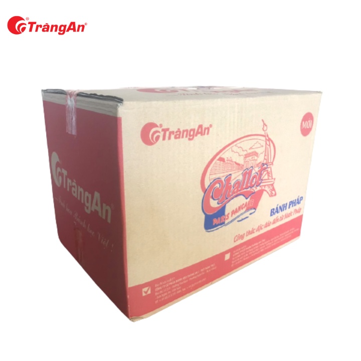 Thùng 20 gói bánh Pháp Challot hỗn hợp 275g giòn xốp, vị trái cây