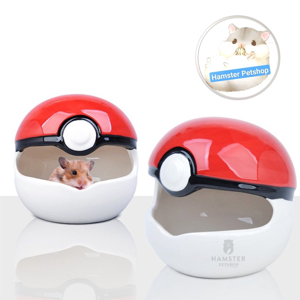 Nhà ngủ sứ pokemon bự cho hamster,sóc bay , chilla , guiniepig