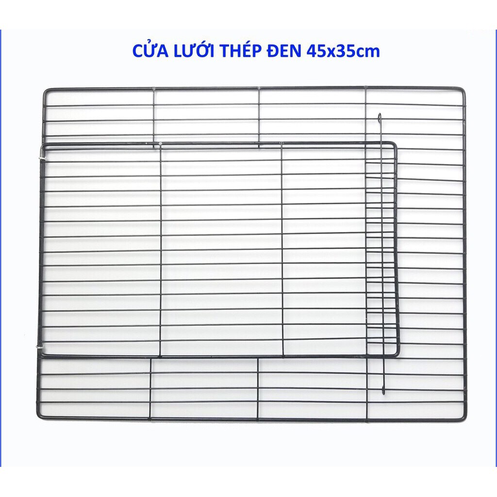 Cửa lưới chuồng quây chó mèo lắp ghép size 35x45 sỉ (bán lẻ theo tấm )