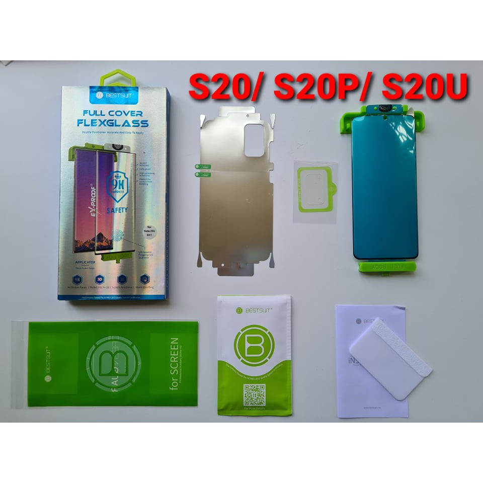 Bộ dán cường lực Nano BESTSUIT SAMSUNG Note20/ Note20 utral/ S20plus/ S20 utral/ note10 màn hình cong