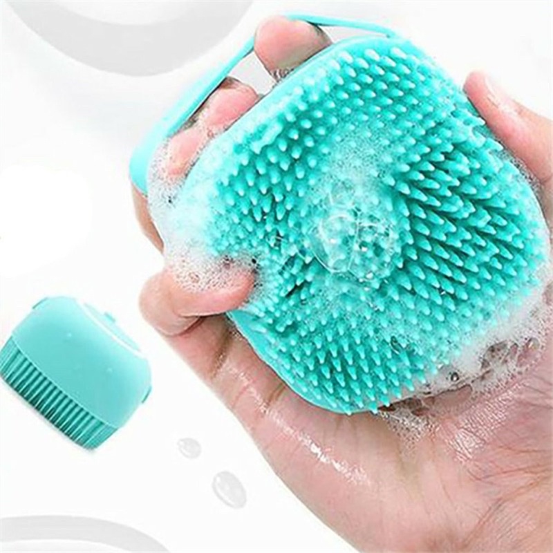 Bàn Chải Silicon Mềm Mại Dùng Để Tắm Cho Thú Cưng Chó Mèo - Xiuxiu Giang