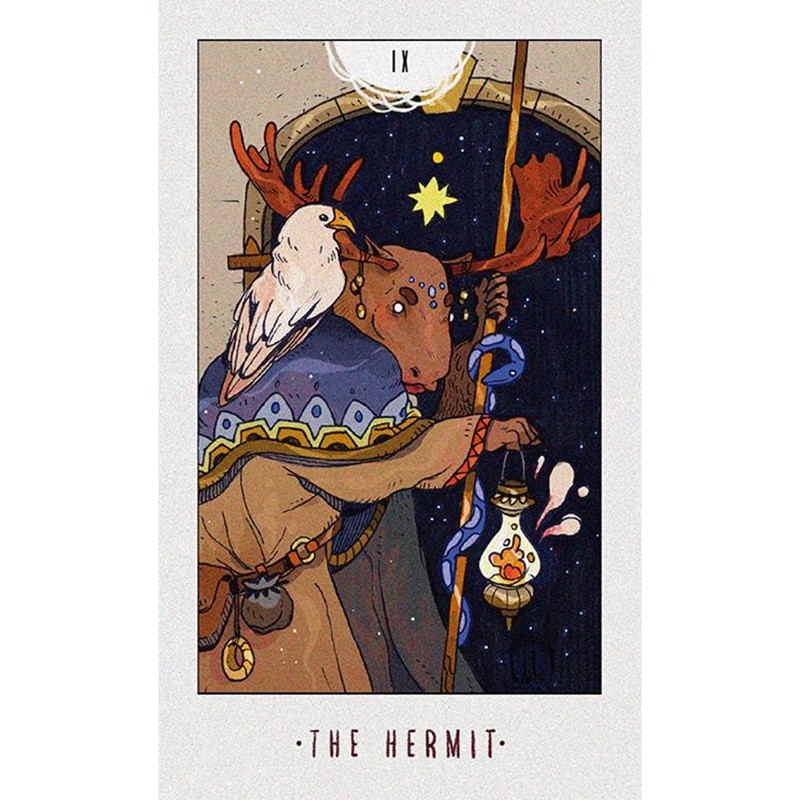 Bộ Bài White Numen Tarot (Mystic House Tarot Shop)