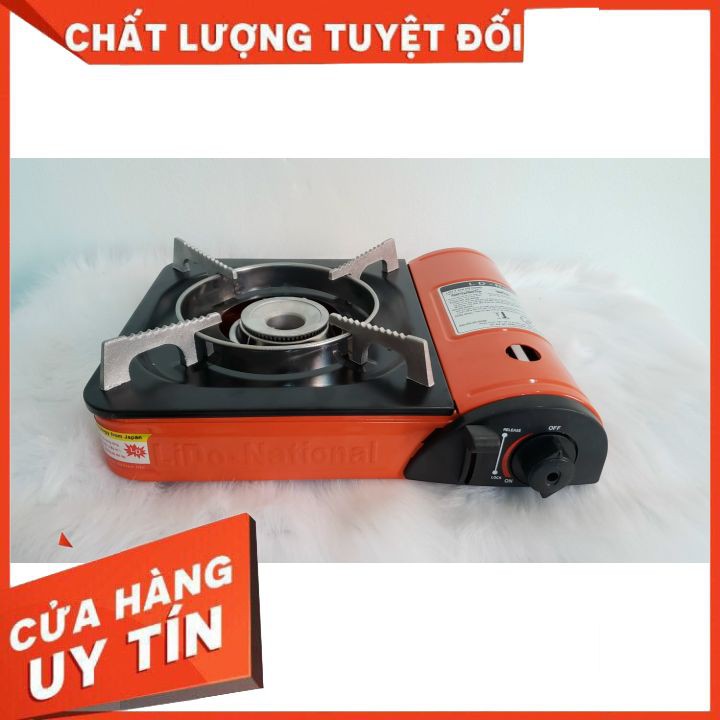 Bếp gas mini( bếp gas du lịch) LIDO- National nhỏ gọn tiện lợi di chuyển dễ dàng TẶNG KÈM 01 bình gas mini