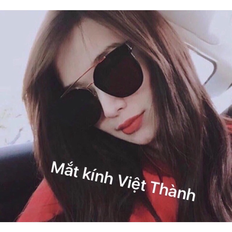 Kính mát nữ chống nắng tráng gương đi biển thời trang siêu chất 2023 kính râm bản to GM6