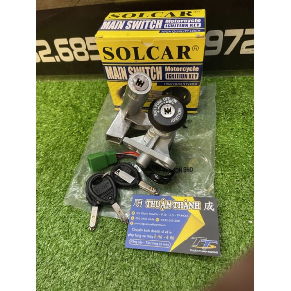 Khoá máy sport 6 cạnh chống trộm / chống bẻ - Xipo - RGV - Satria 2000