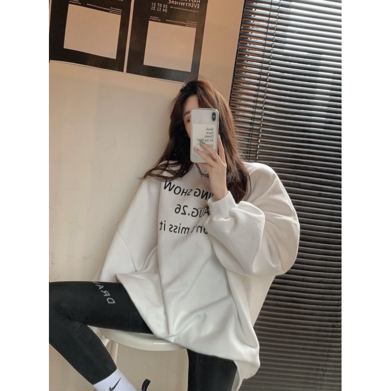Lil Forest Áo Thun Tay Dài Cổ Tròn Dáng Rộng Kiểu Hàn Quốc Thời Trang Xuân Thu Cho Nữ Sinh | BigBuy360 - bigbuy360.vn