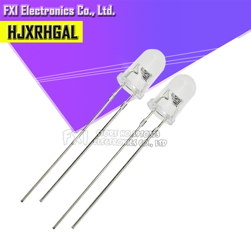 Set 10 Cặp 5 Cặp Đi Ốt Đèn LED Hồng Ngoại 5mm 940nm Kèm 5 Đi Ốt Chuyên Dụng