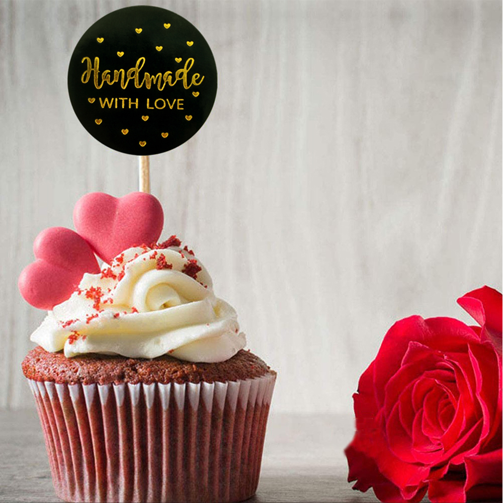 Set 500 Nhãn Dán In Chữ Thank You Dễ Thương