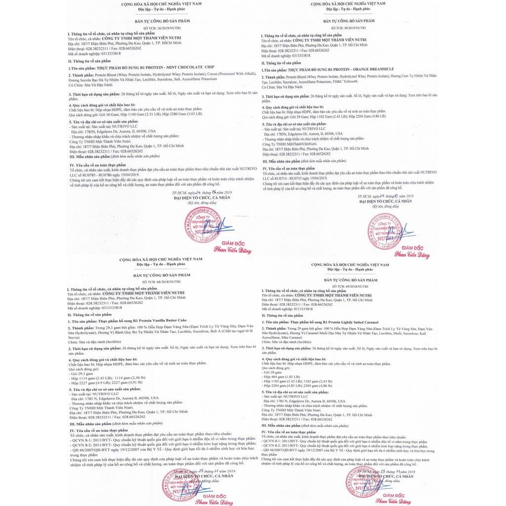 Sữa Dinh Dưỡng Tăng Cơ Rule 1 Protein 2.3kg