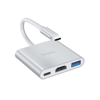Adapter Type-C to Type-C, HDMI, USB3.0 Hoco HB14