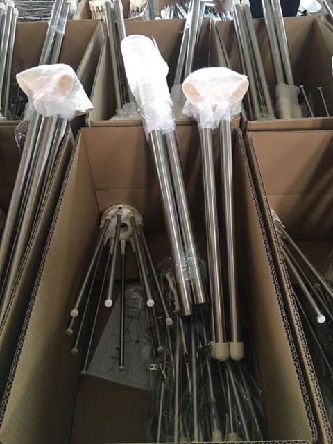 CÂY PHƠI ĐỒ ĐA NĂNG INOX ( 2 tầng kẹp )