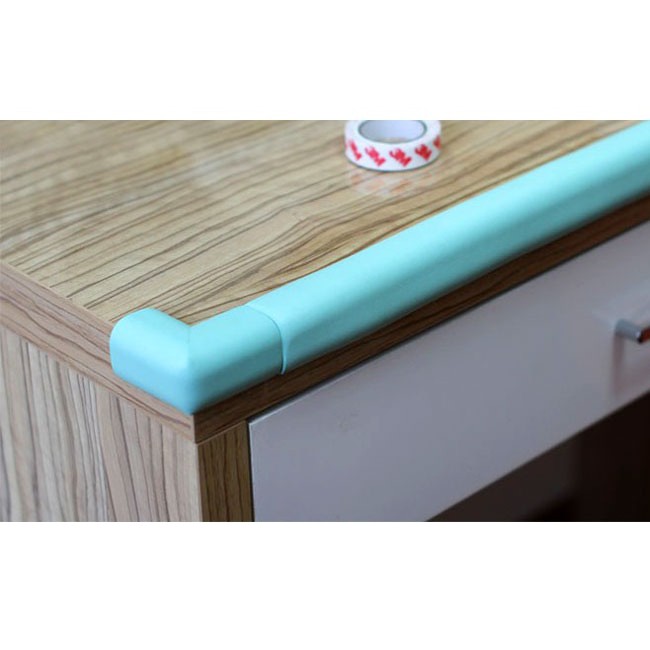 Cuộn dây xốp bọc mép bàn, bọc mép thành giường, mép tủ dài 2m an toàn cho bé